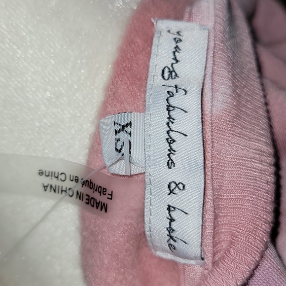 Young Fabulous & Broke Pink Coraline Crewneck Sweatshirt NWT Size XS - Picture 13 of 16